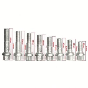 Kit complet de vis hexagonales en acier inoxydable A2 70 304 avec boulons à tête hexagonale, rondelles plates, écrous et collection d'écrous, finition naturelle - Product Image 1