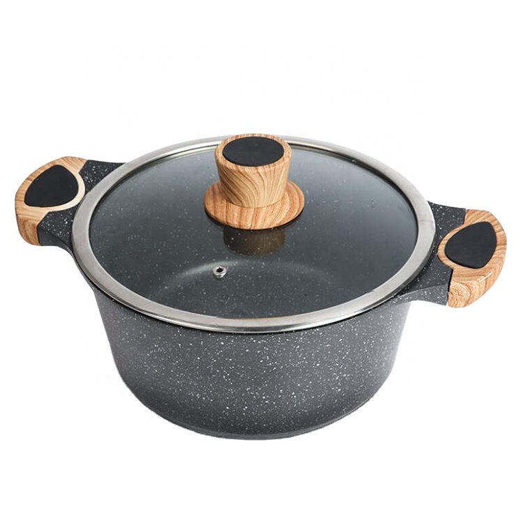 Оптовая продажа; Лидер продаж; Обувь литой алюминий кастрюля для супа наборов ножей с антипригарном покрытием Кастрюля с Индукционным хранилище для детского питания и кастрюля 20/24/28/32 см