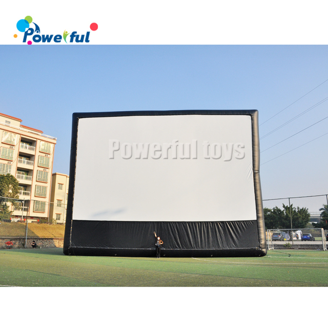 Giant Portable Outdoor Inflatable Projector Movie Screen Drive in Movie Theater