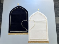 Tapis de prière musulman moderne personnalisé en nylon épais et doux, motif turc islamique, idéal pour la prière à domicile – Offre spéciale