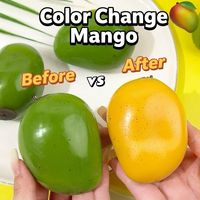 Cairan Pembentuk Mangga Berubah Warna, Mainan Squishy Lucu yang Lembut dan Dapat Diuleni, Penghilang Stres yang Berubah Suhu