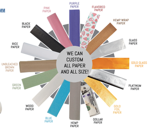 Papiers à rouler personnalisés à faible MOQ, longs et fins, pour cigarettes, avec design de tickets à gratter DIY - Product Image 4