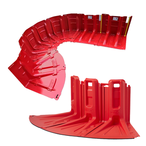 Barrière en plastique portative légère d'inondation commode pour la manipulation manuelle - Product Image 1