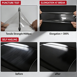 Film de protection de voiture en TPU mat PPF 7,5 mil pour <span class=keywords><strong>carrosserie</strong></span> de voiture américaine d'origine de haute qualité, outils de <span class=keywords><strong>carrosserie</strong></span> 3M PPF NanoTape - Product Image 5