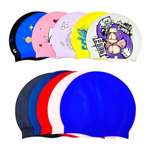 Fabrika OEM özelleştirilmiş yüksek elastikiyet Unisex yetişkin özel silikon yüzmek kap su sporları yüzme kap silikon - Product Image 6