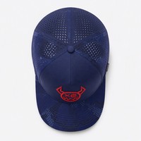 Casquette de camping d'été imperméable et performante à 5 panneaux en maille, personnalisable avec logo, pour la vente en gros