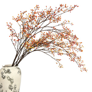 Branche de fleurs artificielles Flower Queen, 100-200 cm, bouquet, décoration d'intérieur, ornement de style chinois - Product Image 5