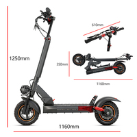 Entrepôt UE AU Livraison directe 48v 15.6Ah MX-14 150kg Scooter électrique tout-terrain pliable à grande vitesse pour adultes