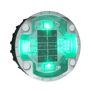 4 Screws Aluminum Round Flashing <strong>LED</strong> Embedded Cat Eye Wireless Underground Driveway Marking Light Il300 <strong>Solar</strong> Road Stud - Product Image 1