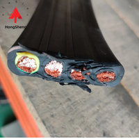Câble plat de grue isolé par PVC de conducteur de cuivre pour l'ascenseur soulevant le câble plat mobile pour la série TVVBG YFFBG YVFBG