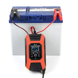 เครื่องชาร์จแบตเตอรี่อัจฉริยะ 12V 7A อัตโนมัติเต็มรูปแบบ 7 ขั้นตอน สำหรับแบตเตอรี่ตะกั่วกรด GEL AGM พร้อมโหมดซ่อมแซมพัลส์ <span class=keywords><strong>Foxsur</strong></span> 1207D อะแดปเตอร์<span class=keywords><strong>ชาร์จ</strong></span> - Product Image 2