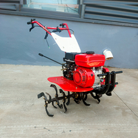 Cultivadora de Jardín Diésel de 6.6hp de Alta Resistencia, con Arranque Manual y Cuchillas Rotatorias, para Terrenos Inclinados y Uso Agrícola