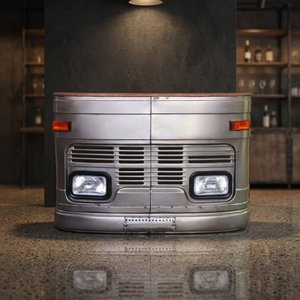 Modern Industrial Vintage Iron Metal Handmade Bar Furniture Old Automobile Truck Design Counter Bedroom Living Room NIDRAN - Product Image 2