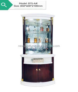 Vitrine Schaukasten für Boutique Weinschrank Möbel Metall Modern für Zuhause Wohnzimmer Möbel Design Abschließbar Glas - Product Image 6