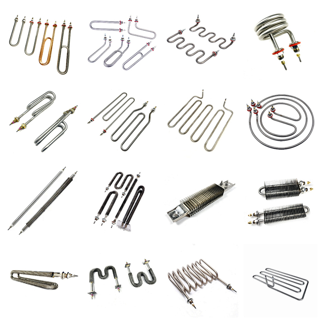SUS304 Tubular Heating Elements with Customized Shapes and Voltages