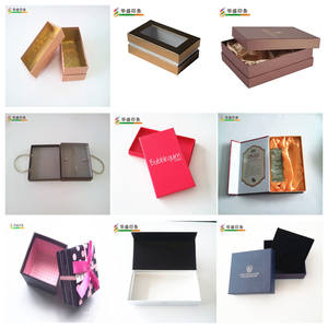 Emballage en carton pliable de luxe en carton dans une boîte en papier kraft rigide avec logo personnalisé Boîtes cadeaux pour fermer Mag - Product Image 5