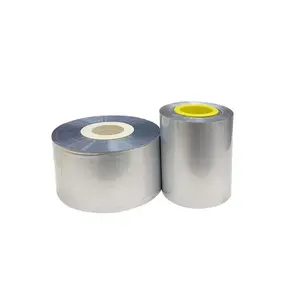Rollo de película de aluminio para embalaje de alimentos, película de embalaje de BOPP/VMPET/PE