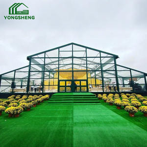 กรอบกระจกอลูมิเนียมอัลลอยด์เรือนกระจกขนาดใหญ่ปกป้องสิ่งแวดล้อมประกอบง่าย<span class=keywords><strong>บ้าน</strong></span>สวน - Product Image 2