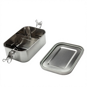Lonchera Bento de Acero Inoxidable Libre de BPA <span class=keywords><strong>para</strong></span> Recién Nacidos con Tapa Hermética y Hebilla - Product Image 5