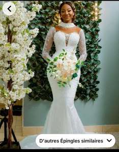 S6527F nouvelle grande taille <span class=keywords><strong>robe</strong></span> à épaules dénudées <span class=keywords><strong>pour</strong></span> femmes Style Vintage <span class=keywords><strong>avec</strong></span> décoration en dentelle élégant cadeau <span class=keywords><strong>de</strong></span> mariage voile <span class=keywords><strong>jupon</strong></span> - Product Image 3