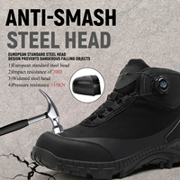 Chaussures de sécurité unisexes anti-perforation et anti-écrasement, chaussures de sécurité pour la construction, haute respirabilité, chaussures de sécurité en caoutchouc