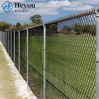 Hoogwaardig commercieel ijzeren kettingscherm voor tuinen, 7ft, milieuvriendelijk, warmtebehandeld, gegalvaniseerd, PVC-gecoat, moderne stijl, 3D-modellering