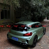 Peu coûteux pour Volkswagen Scirocco pare-chocs avant large garde-boue Kit FRP fibre de carbone Style Aspec carrosserie capot fabrication personnalisée