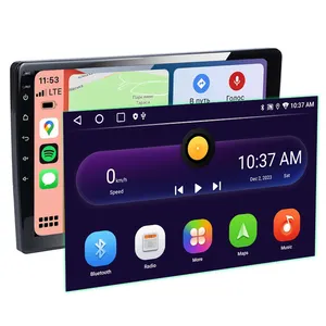Free shipping android 2 din car radio player with 9 inch 2+32G Carplay FM GPS