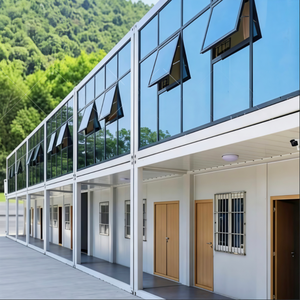 Casa Modular de Paneles Sándwich de Acero de 2 Pisos, Tipo Contenedor, para Oficinas, Hoteles, Villas y <span class=keywords><strong>Alojamiento</strong></span> - Product Image 3