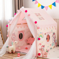 Tente de jeu triangulaire pliable portable pour enfants, utilisation intérieure/extérieure, en polyester, pour enfants et tout-petits
