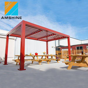 Pérgola Bioclimática de <span class=keywords><strong>Aluminio</strong></span> Premium <span class=keywords><strong>con</strong></span> Sistema LED para Jardín y <span class=keywords><strong>Terraza</strong></span> - Product Image 3
