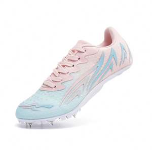 Venta al por mayor Stock Made China Athelic Adult Track and Field Sprinting Long Jump Three Step Standing Spikes Nail Shoes Sport Sneaker - Product Image 2