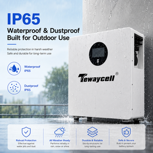 2.56kWh IP65 Balcony Solar <b>Energy</b> <b>Storage</b> <b>System</b> 1.2kW CAN Communication 25.6V 100A LiFePO4 Battery WiFi Home - Product Image 3
