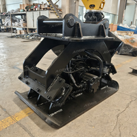 Moteur hydraulique à couple élevé S40/S45/S60, adaptateur de châssis, compacteur de plaques hydraulique pour excavatrices de 3 à 20 tonnes
