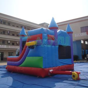 ผู้ใหญ่งานแต่งงานในร่มเล่นนุ่มชุดสนามเด็กเล่นสีขาว 8X8 Bounce Comboบ้านเช่าพองปราสาท