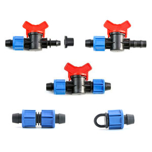 16mm damla sulama parçaları damla şeridi uç kapakları plastik çekme halkası fiş plastik boru uç kapakları - Product Image 3
