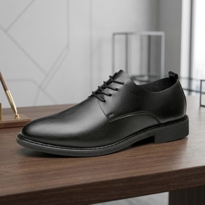 Zapatos <span class=keywords><strong>Oxford</strong></span> de Vestir Casuales para Negocios, Cómodos, Transpirables, con Cordones, para el Trabajo - Product Image 1