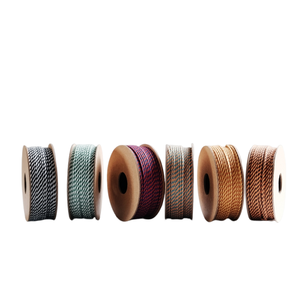 Cordon de bijoux en sergé à motifs King Kong, color block, 1,2 mm, 1,8 mm, pour perlage et accessoires DIY - Product Image 1