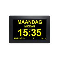 2024 New Design Table Timer 25 Alarme Gebets uhr Digitaler Kalender Tages uhr 7 8 10 12 13 14 15 Zoll