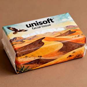 UNISOFT OEM Mouchoirs jetables en gros Marque privée Doux et respectueux de la peau 100% pâte de bois vierge 5 plis - Product Image 1