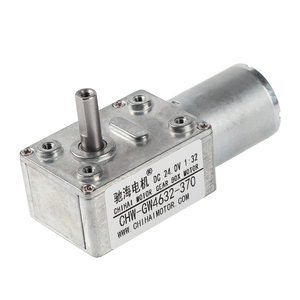Motor <span class=keywords><strong>de</strong></span> Engranajes Helicoidales CHW-GW4632-370 370 DC <span class=keywords><strong>6V</strong></span> 12V 24V <span class=keywords><strong>de</strong></span> Alto Torque con Autobloqueo y Ángulo Recto para Robótica y Dispositivos Inteligentes - Product Image 1
