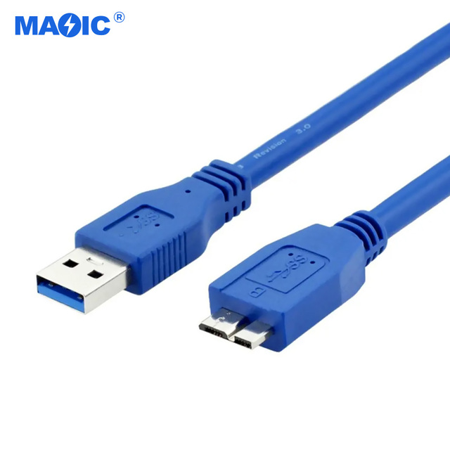 Wholesale 1M 1.5M USB 3.0 Data Cable USB3.0 Mobile HDD Cable USB3.0 a Male to MICRO B Usb Cable for HDD Printer