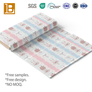 Tissu imprimé en popeline 100% coton BILU, catalogue gratuit, mignon lapin rose pour la Saint-Valentin, cœur, pour vêtements, t-<span class=keywords><strong>shirt</strong></span>, robe - Product Image 6