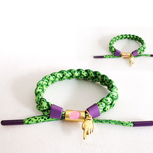 สร้อยข้อมือแฟชั่นเชือกถักปรับได้ 9 แบบ ดีไซน์คาคิโออิน โนริอากิ ฮิกาชิกาตะ โจสุเกะ สำหรับของขวัญส่งเสริมการขาย - Product Image 3