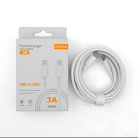 Câble USB-C Type-C 20V 3A Écologique avec Conducteur en Cuivre Pur, Charge Rapide, Multi-Protection, Extra Long 3M pour iPhone 16/17/18