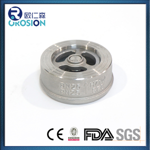 Bán Buôn Điền Thép Không Gỉ 201304 316 1 1/4 "Nước Điều Khiển Wafer Ống Đu Loại Kiểm Tra Van Cho Máy Nén - Product Image 3