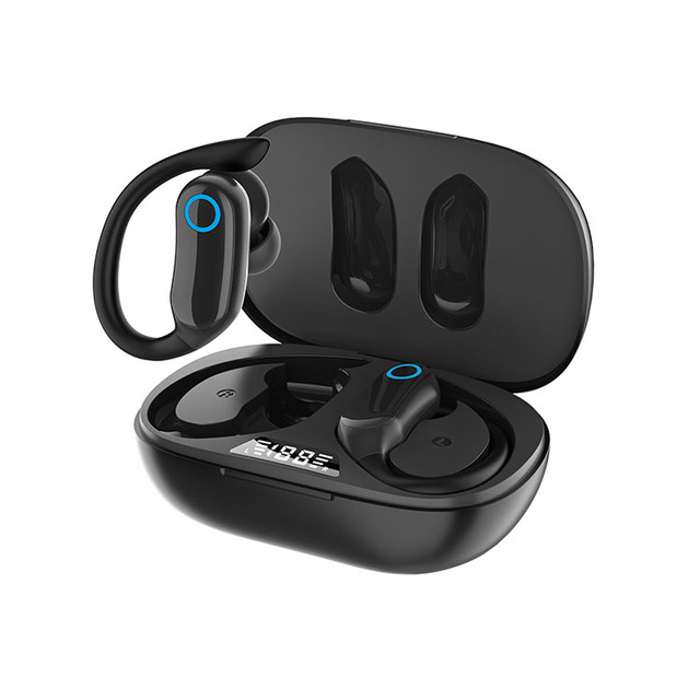 Sports Wireless TWS In-Ear Earbuds IPX7 Waterproof 5.4 Digital Display Touch Control Reverse Charging Ear