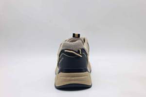 Anti-slip, lichtgewicht, ademende hardloop-/wandelschoenen, ronde neus, wit mesh bovenwerk, atletisch model voor heren - Product Image 3