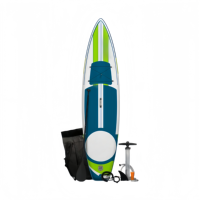 Planche de paddle gonflable de 11 pouces en PVC/EVA du fabricant chinois IBoard pour la randonnée aquatique