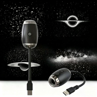Projecteur d'étoiles USB pour voiture, lumière réglable à 360 degrés, projecteur d'intérieur pour voiture, lumière décorative d'intérieur